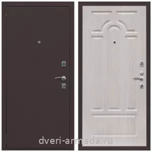 Входные двери 2050 мм, Дверь входная Армада Комфорт Антик медь / ФЛ-58 Дуб беленый