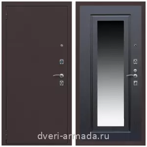Входные двери со вставками, Дверь входная Армада Комфорт Антик медь / ФЛЗ-120 Венге