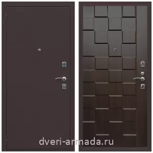 Антивандальные для квартир, Дверь входная Армада Комфорт Антик медь / МДФ 16 мм ОЛ-39 Эковенге