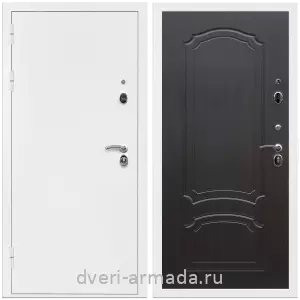 Входные двери толщиной 80 мм, Дверь входная Армада Оптима Белая шагрень / ФЛ-140 Венге