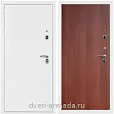 Дверь входная Армада Оптима Белая шагрень / ПЭ Итальянский орех