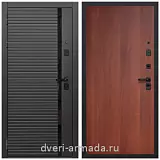 Дверь входная Армада Каскад BLACK / ПЭ Итальянский орех