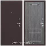 Дверь входная Армада Комфорт Антик медь / ФЛ-138 Дуб Филадельфия графит