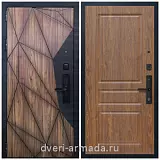 Умная входная смарт-дверь Армада Ламбо Kaadas S500 / ФЛ-243 Мореная береза